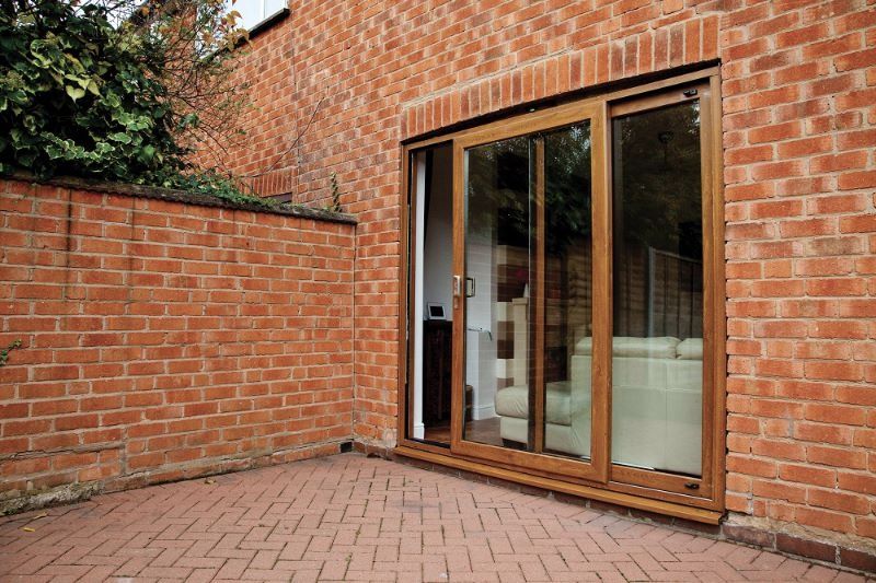 Brown Sliding - uPVC Patio Doors