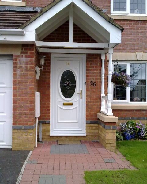 White - uPVC Entrance Doors